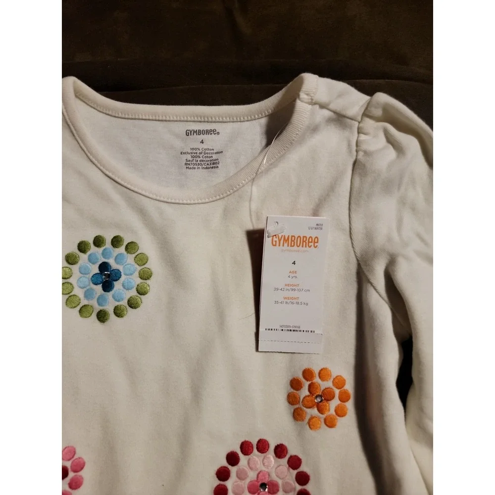 Gymboree winter cheer shirt top size 4 nwt‎